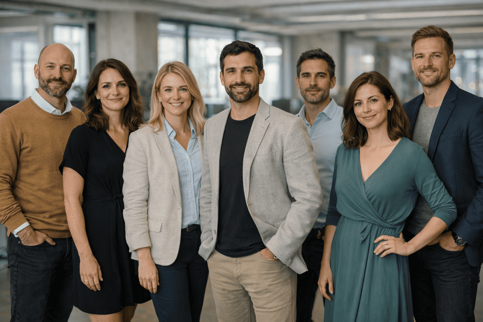 Team working on AI trading platform — TradeDesco